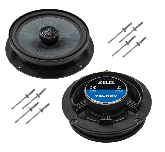 HiFonics ZSV62X 6,5" 2-veis koaksialsett for VAG 