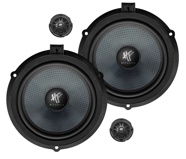 HiFonics ZSF6.2C 6,5" 2-veis komp.sett for Ford 