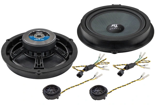 HiFonics ZSF6.2C 6,5" 2-veis komp.sett for Ford 