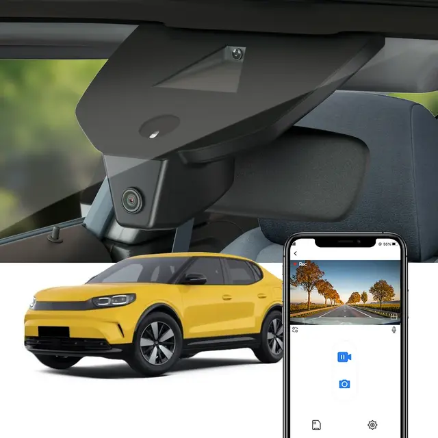 FITCAMX Integrert 4K Dashcam (foran) Ford Capri/Explorer 2024 - 2026 