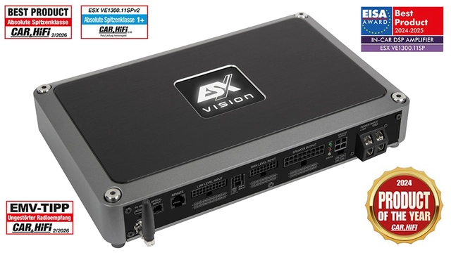 ESX VISION VE1300.11SPv2 11-kanals forst. m/12-kanals DSP 12/24V 