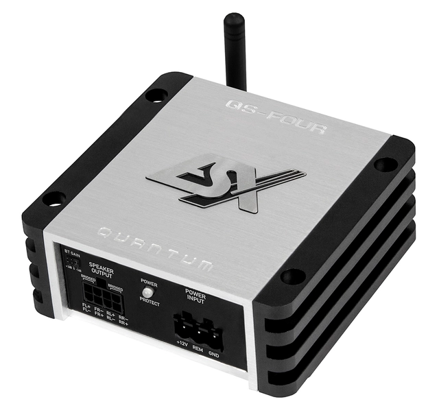 ESX QUANTUM QS-FOUR-BT-ISO 4-kanals klasse D P&P nano forsterker BT 