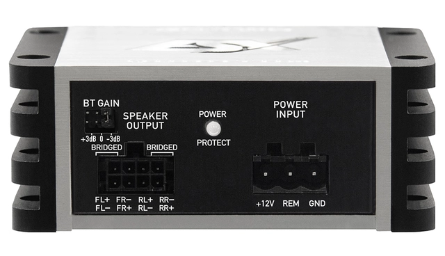 ESX QUANTUM QS-FOUR-BT-ISO 4-kanals klasse D P&P nano forsterker BT 
