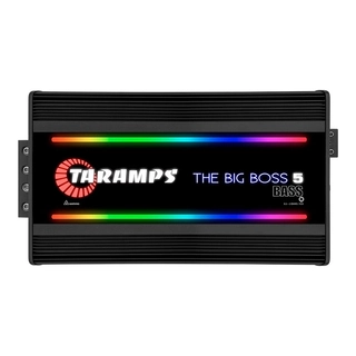 Taramps Bilforsterker 1x5000W 0,5~2ohm 0,5~2 ohm Sort utførelse / RGB