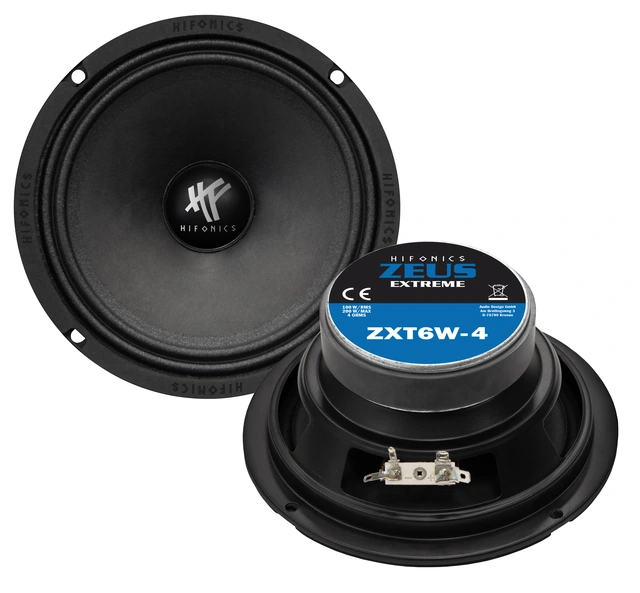 HiFonics ZEUS EXTREME ZXT6W-4 16,5 cm (6,5") SPL Midbass/Kickbass 