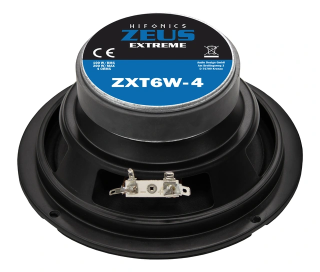 HiFonics ZEUS EXTREME ZXT6W-4 16,5 cm (6,5") SPL Midbass/Kickbass 