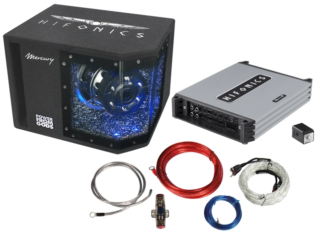 HiFonics MERCURY MBP1000.4 Kraftig 4-kanals basspakke 