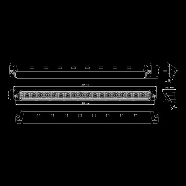 Strands Nuuk E-line arbeidslys Nuuk E-Line Scene Light 80W 