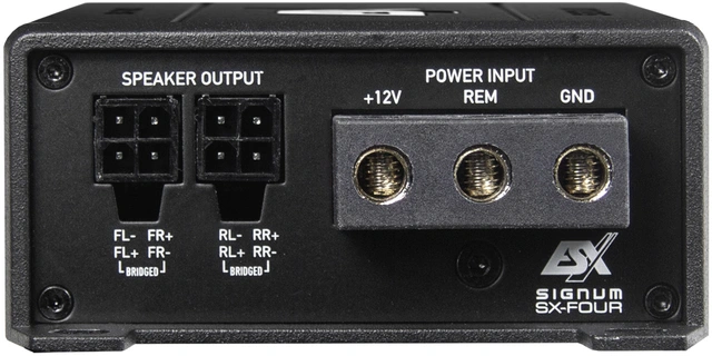 ESX SIGNUM SX-FOUR 4-kanals Digital klasse-D miniforsterker 
