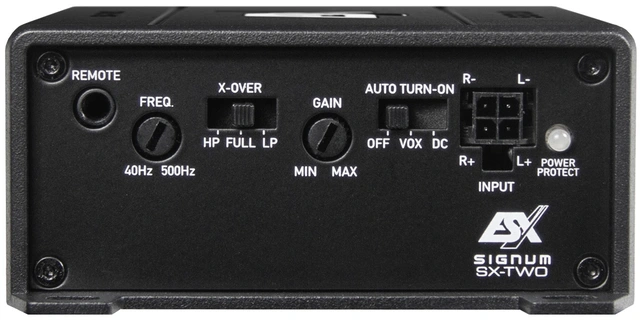 ESX SIGNUM SX-TWO 2-kanals Digital klasse-D miniforsterker 