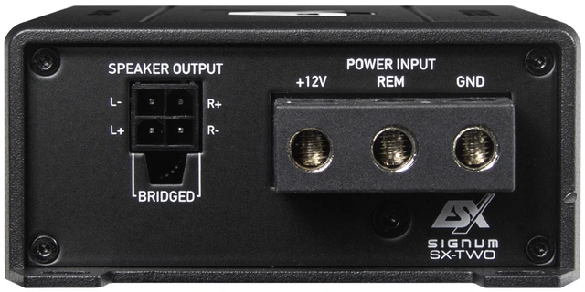 ESX SIGNUM SX-TWO 2-kanals Digital klasse-D miniforsterker 