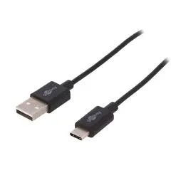 ConnectED USB-A til USB-C kabel 1 Meter (han - han)