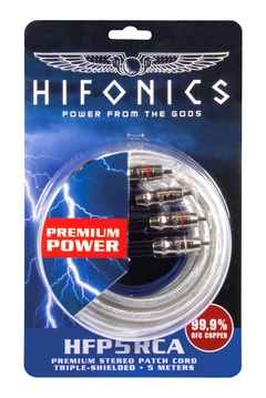 HiFonics Premium RCA 5m