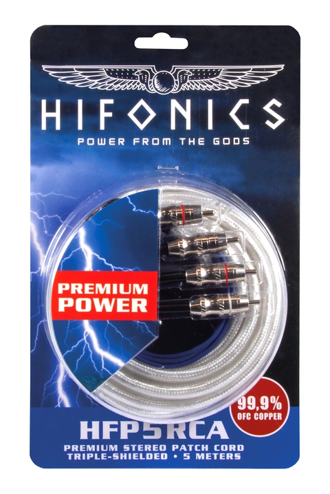 HiFonics Premium RCA 5m
