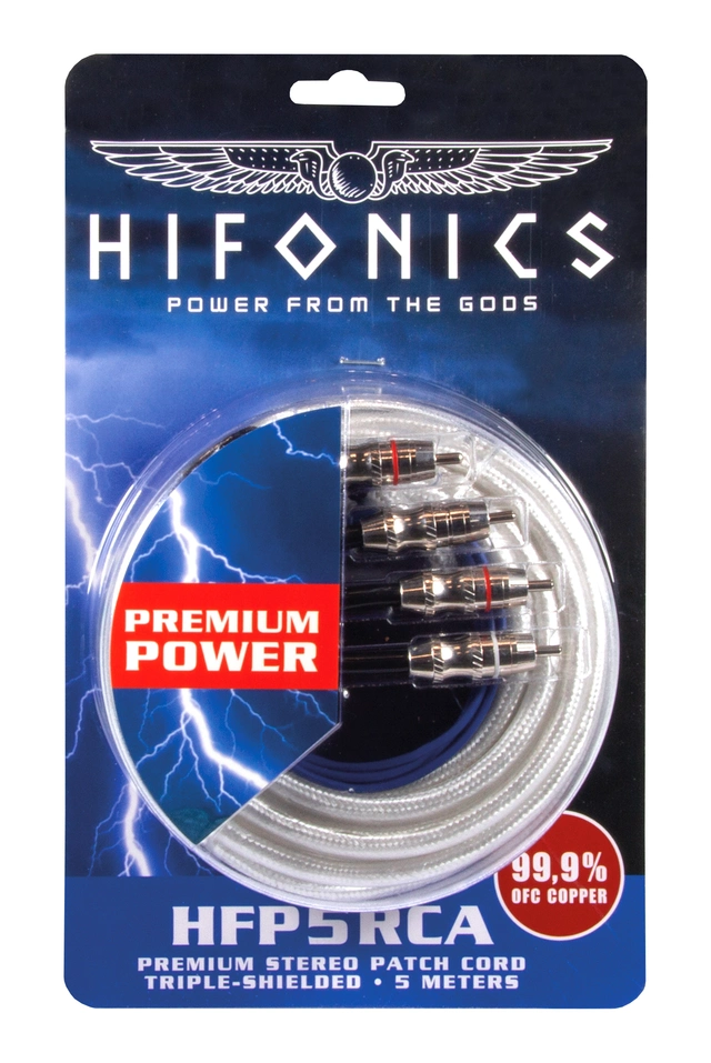 HiFonics Premium RCA 5m 