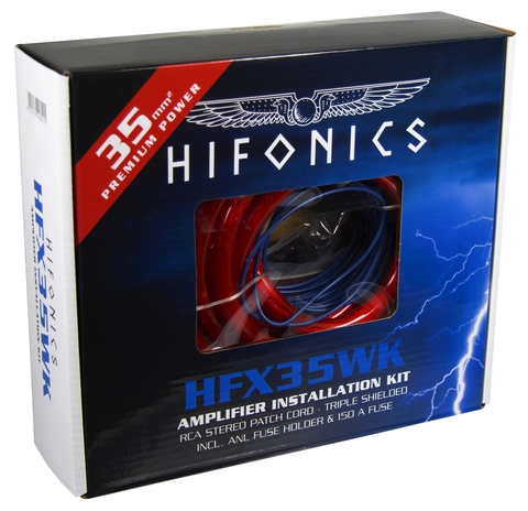 HiFonics Premium HFX35WK Kabelkit 35 mm², Kobberbelagt aluminium