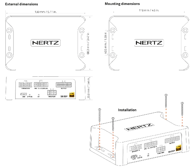 Hertz S8 DSP Digital Interface processor 
