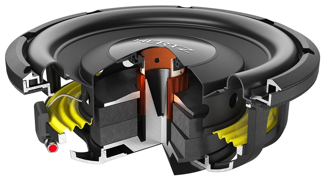 Hertz MPS250 S4 10" Shallow Sub 4 ohm 1000W max / 500W RMS 