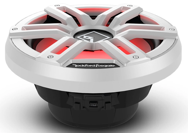 Rockford Fosgate Marine, M2 12" Hvit Marine 12", 400/1600W, 2 x 2ohm, LED-lys 