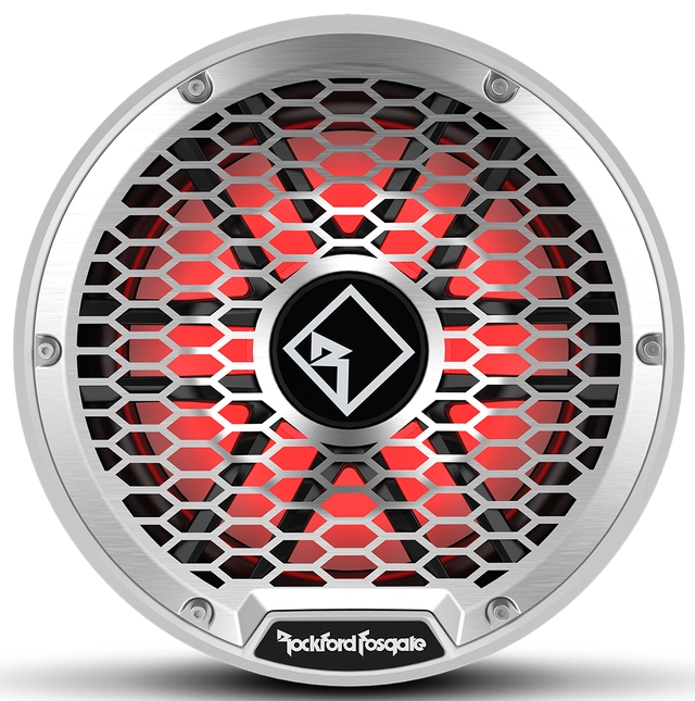 Rockford Fosgate Marine, M2 12" Hvit Marine 12", 400/1600W, 2 x 2ohm, LED-lys 