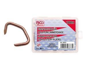 Ampire Setetrekk-klips (100 x) Til opptrekking/montering av setetrekk