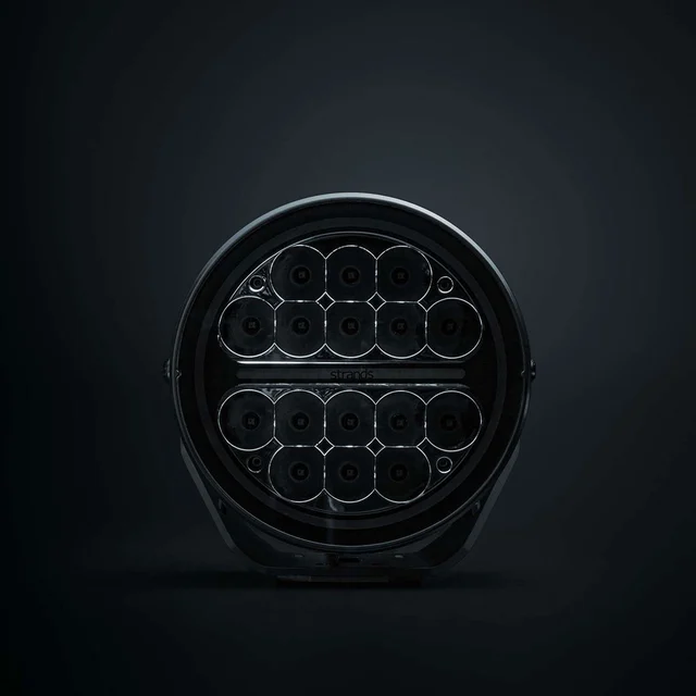 Strands SIBERIA XPA, 7" Amber LED ekstralys, 77 Watt, 5.710 Lumen 