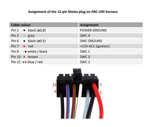 CAS Rattfjernkontroll adapterkabel Universal 