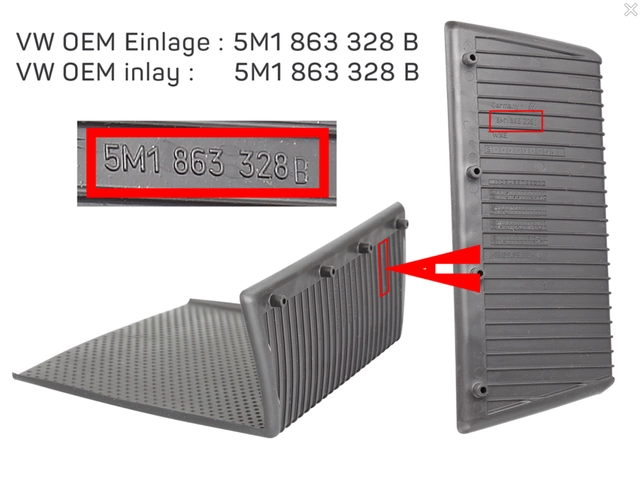 inbay Integrert Qi ladeplate (10W) VW Tiguan/Golf Plus (2007 - 2015) 
