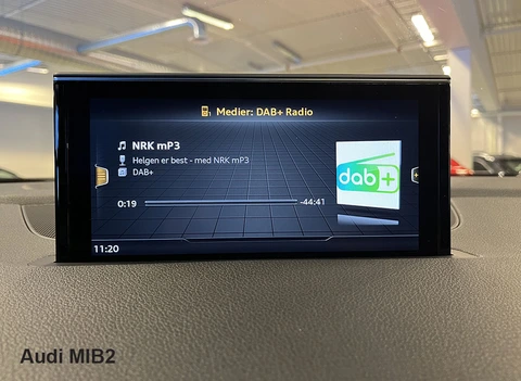 Dension DAB-integrering (DLS) DAB via USB - uten buffering! (2010-->)