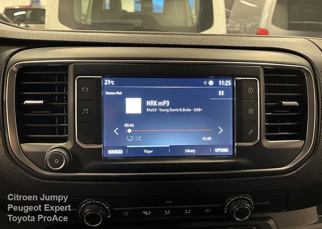 Dension DAB-integrering (DLS) DAB via USB - uten buffering! (2010-->) 