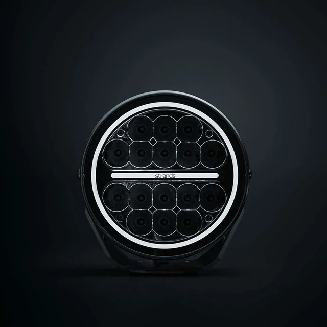 Strands SIBERIA XPA, 7" Amber LED ekstralys, 77 Watt, 5.710 Lumen 