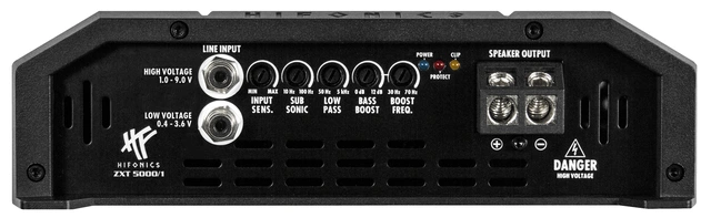 HiFonics ZEUS EXTREME ZXT5000/1 Ultra Klasse D digital monoforsterker 