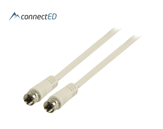 ConnectED Antennekabel (1,5 meter) F-kontakt (Han) -> F-kontakt (Han) 