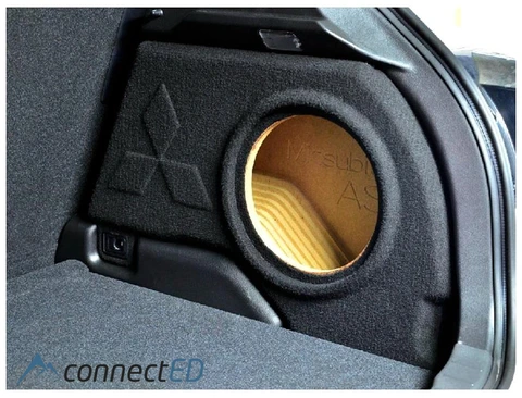 ConnectED MDF Bilspesifikk Basskasse 10" ASX (2010 - 2022) u/Rockford Fosgate