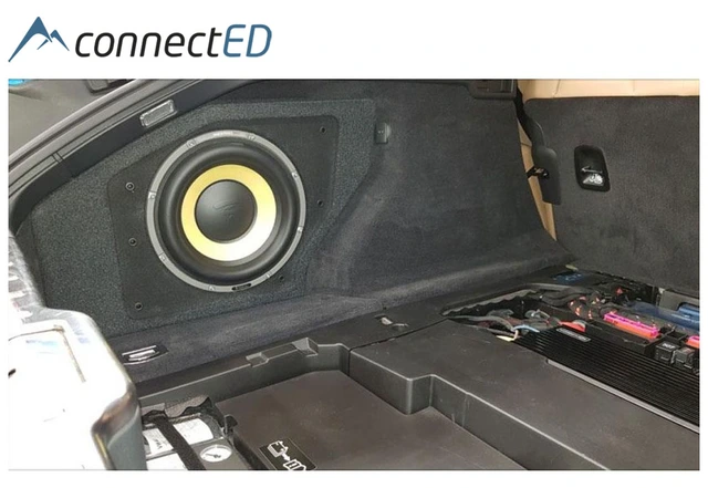 ConnectED MDF bilspesifikk Basskasse 10" Porsche Panamera (2017 -->) Venstre side 