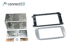 ConnectED Premium monteringsramme 2-DIN Ford - Oval - S&#248;lv