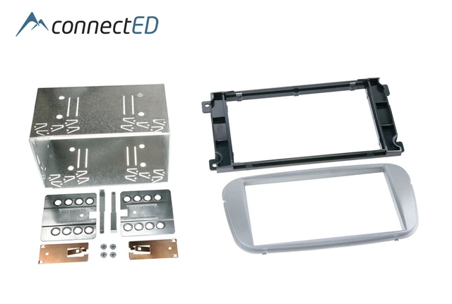 ConnectED Premium monteringsramme 2-DIN Ford - Oval - Sølv 
