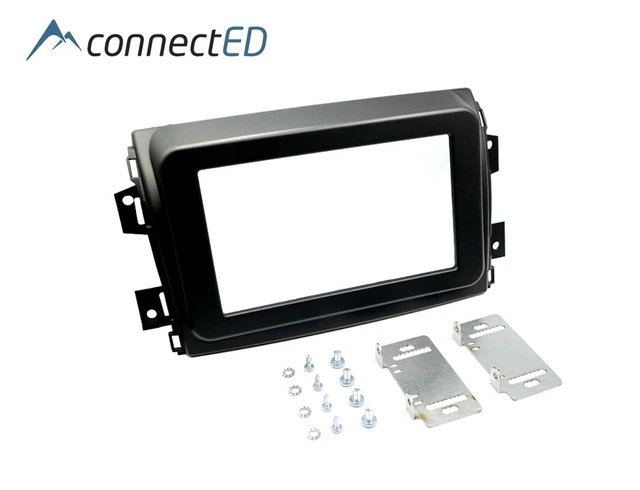 ConnectED Premium monteringskit 2-DIN Ducato/Movano (2022 -->) Sort 