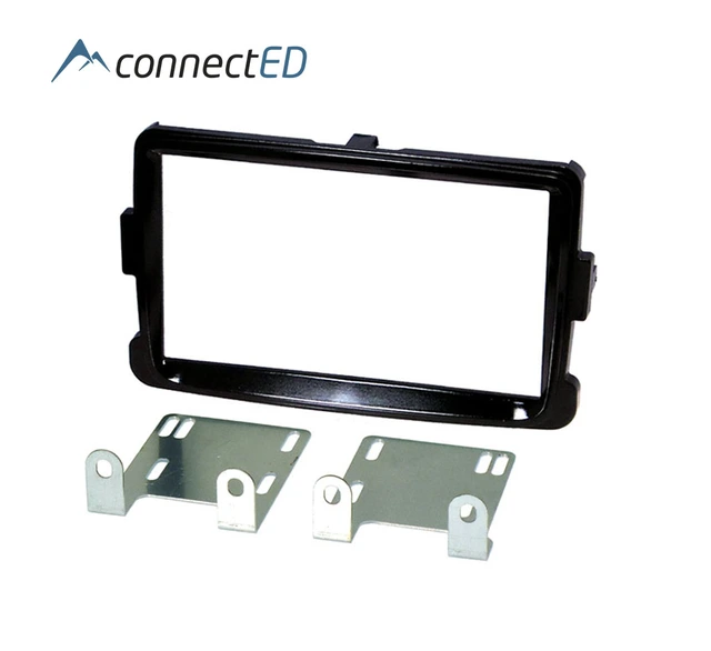 ConnectED Premium monteringskit 2-DIN Dacia/Renault (2014-->) Piano sort 