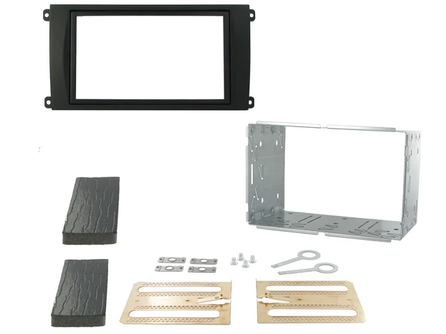 ConnectED Premium monteringskit 2-DIN Porsche Cayenne (2003 - 2010) Sort 