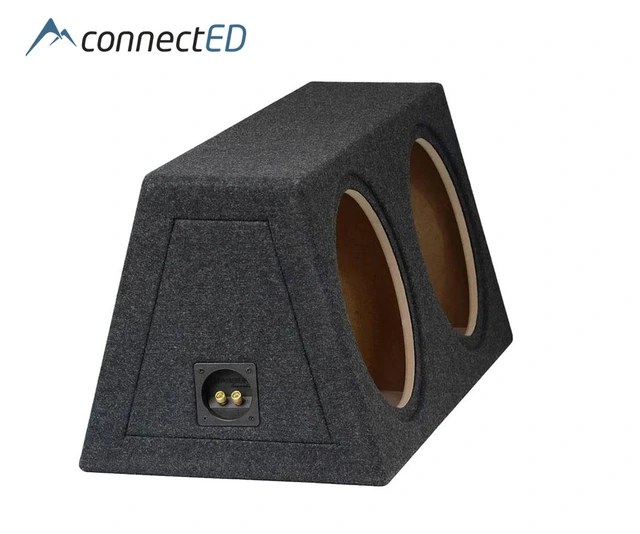 ConnectED 2 x 12" basskasse Lukket kasse, 2 x 30 liter, grå 
