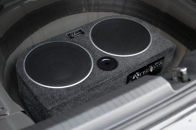 HiFonics VRX82A Aktiv Subwoofer 8" basskasse med slave 