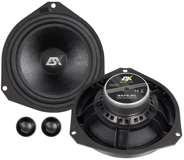 ESX 6"  komponentsett 90/180W Fiat, Citroen, Peugeot, Ford 