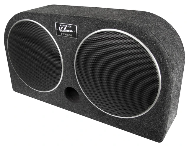 HiFonics VRX82A Aktiv Subwoofer 8" basskasse med slave 