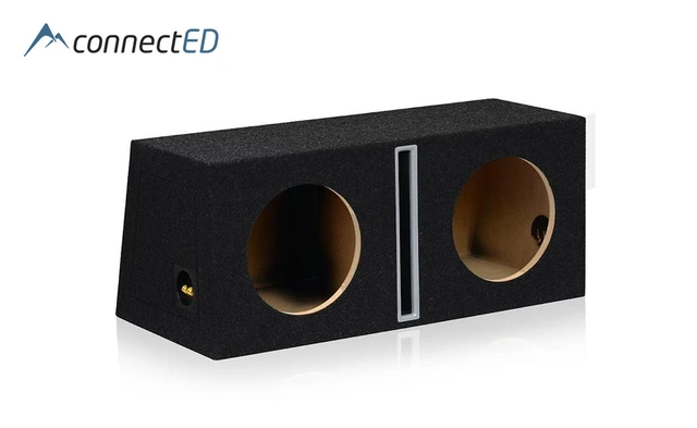 ConnectED 2 x 10" basskasse Portet kasse, 2 x 35 liter, sort 