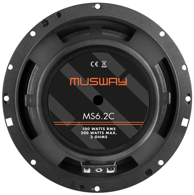 Musway 6½" komponentsett 6½ komponentsett MS 100/200W 