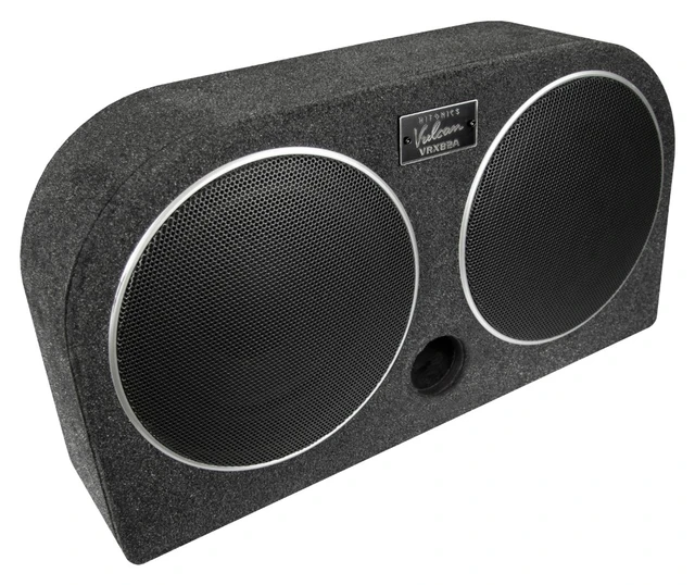 HiFonics VRX82A Aktiv Subwoofer 8" basskasse med slave 