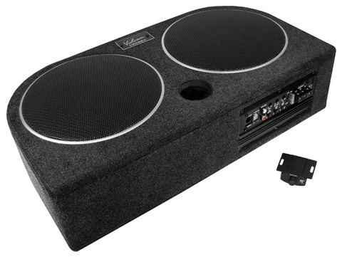 HiFonics VRX82A Aktiv Subwoofer 8" basskasse med slave