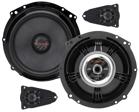 Musway CSVT8.2C 8" komponentsett for VW T5/T6