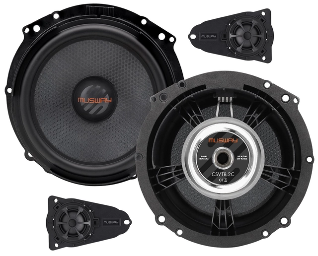 Musway 8" komponentsett VW 8" komponentsett for VW T5/T6 